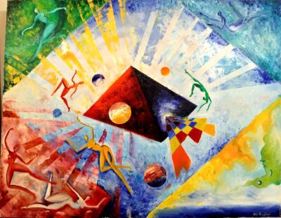 Παράθυρο στο υποσυνείδητο 80x100 Τσούκας - Κορνίζες & Πίνακες Ζωγραφικής