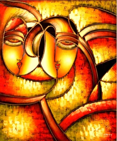 Πρόσωπα 50x60 Τσούκας - Κορνίζες & Πίνακες Ζωγραφικής