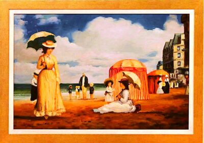 Οι μικρές κυρίες Ελαιογραφίες εισαγωγής Τσούκας - Κορνίζες & Πίνακες Ζωγραφικής