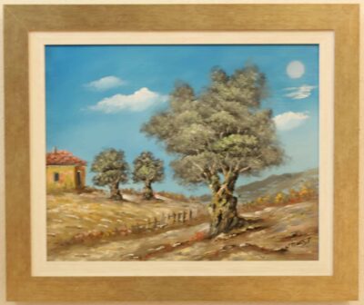 Στον ελαιώνα Ντίνος Τ. Τσούκας - Κορνίζες & Πίνακες Ζωγραφικής