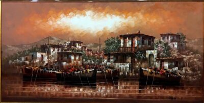 Ηλιοβασίλεμα Δήμας Τσούκας - Κορνίζες & Πίνακες Ζωγραφικής