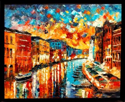 Όμορφη Βενετία 50x60 Τσούκας - Κορνίζες & Πίνακες Ζωγραφικής