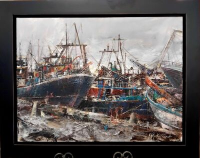 Λιμάνι Καγιάς Αλεξ. Τσούκας - Κορνίζες & Πίνακες Ζωγραφικής