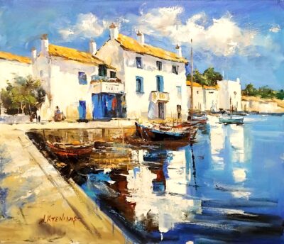 tsoukas.gr Σπίτια στην ακρογιαλιά Κτενίδης. Λ Σπίτια στην ακρογιαλιά Κτενίδης. Λ Τσούκας - Κορνίζες & Πίνακες Ζωγραφικής