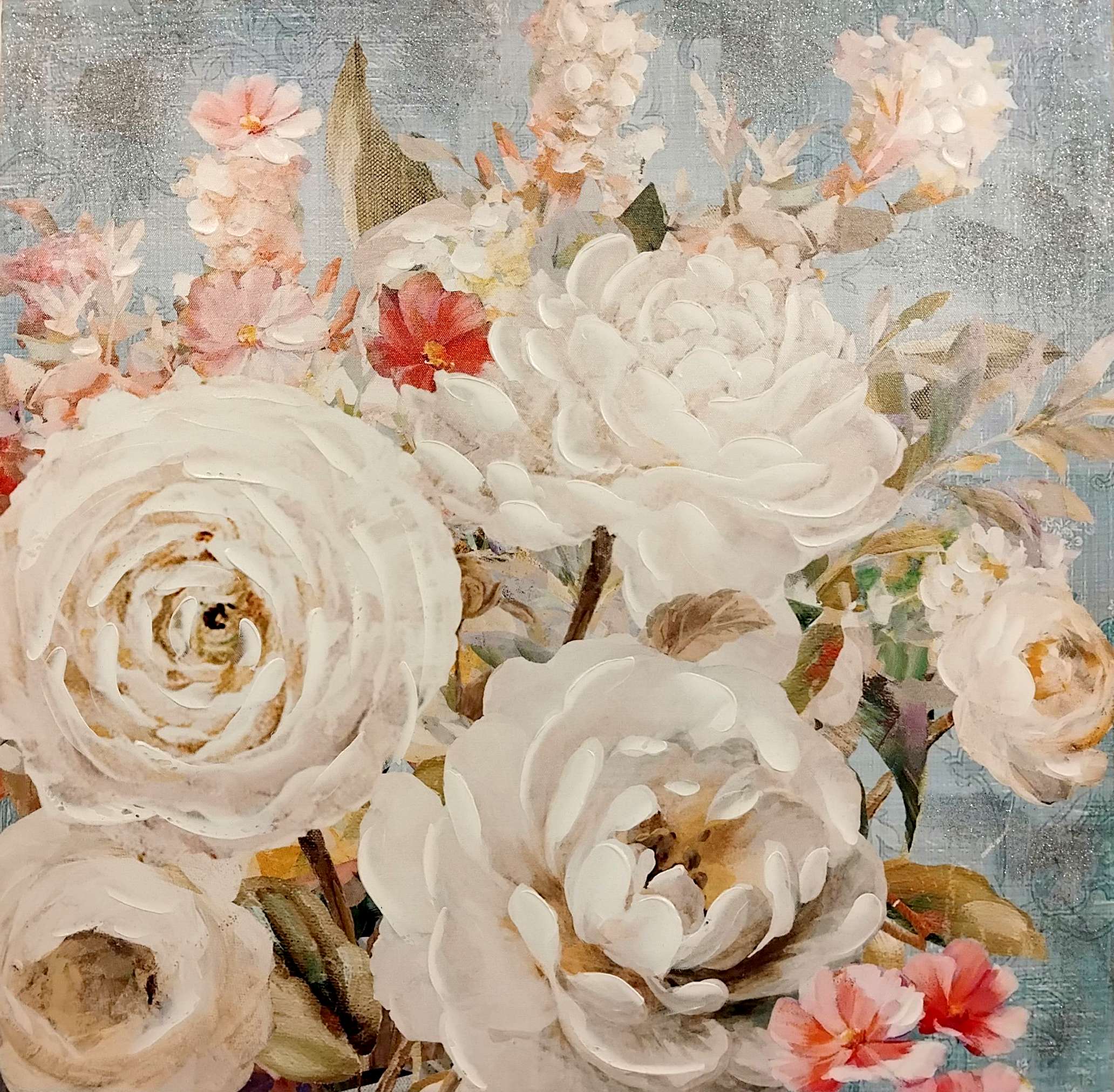 Λουλούδια 2 Διακοσμητική πίνακες Τσούκας - Κορνίζες & Πίνακες Ζωγραφικής