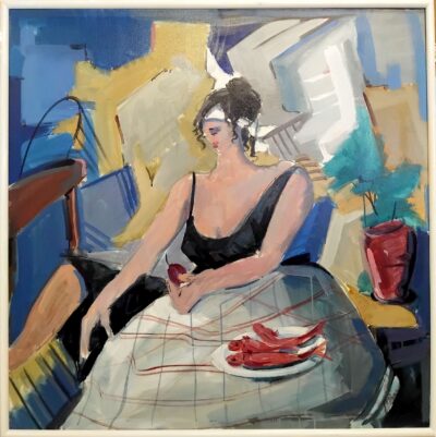 Καλοκαιρινό γεύμα Μακρής Π. Τσούκας - Κορνίζες & Πίνακες Ζωγραφικής