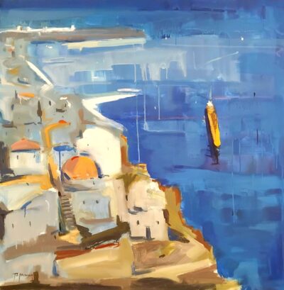 Σαντορίνη Μακρής Π. Τσούκας - Κορνίζες & Πίνακες Ζωγραφικής