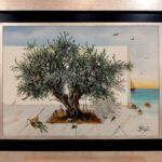 Περίπατος πολύχρωμος μοντέρνος 60x90 Τσούκας - Κορνίζες & Πίνακες Ζωγραφικής