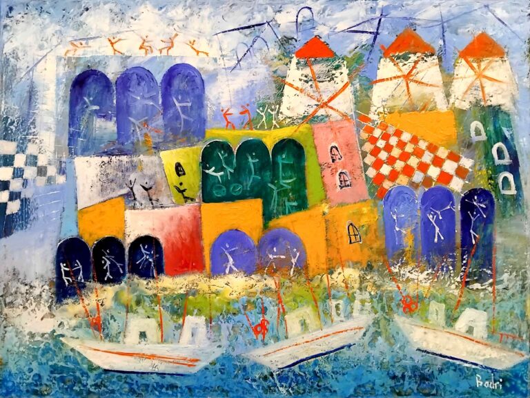 Κυκλάδες Badri Τσούκας - Κορνίζες & Πίνακες Ζωγραφικής