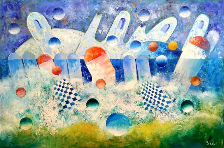 Μοντέρνα πόλη Badri Τσούκας - Κορνίζες & Πίνακες Ζωγραφικής