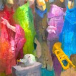 Λουλούδια με βάζα Γεωργαντά Κ. Τσούκας - Κορνίζες & Πίνακες Ζωγραφικής